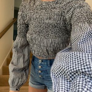 Zara Gingham BEAUTIFUL Top